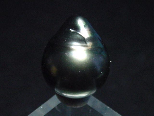 Black Tahitian Pearl 13,5 mm loose undrilled - French Polynesia