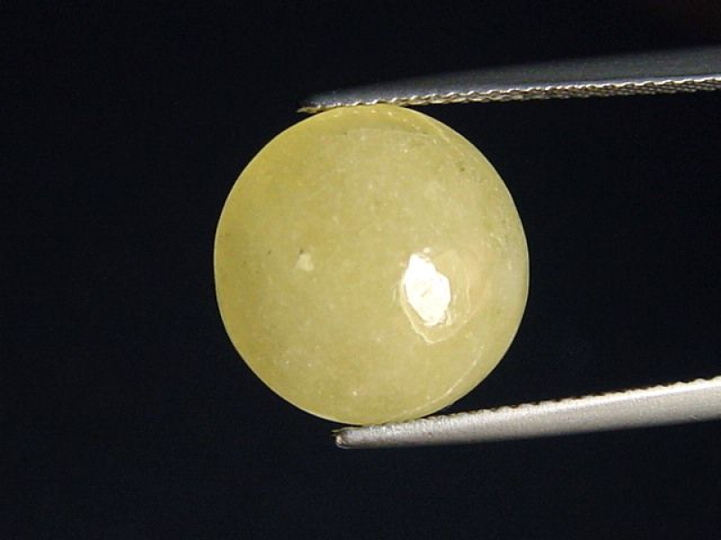 Danburit 9,38 Ct. gelb Rund Cabochon Tansania