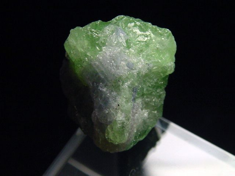 Tsavorit mit Tansanit Stufe 18 mm - Tansania