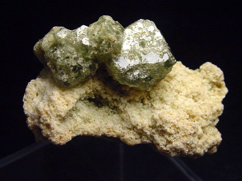 Demantoid Granat Stufe 36 mm - Madag.