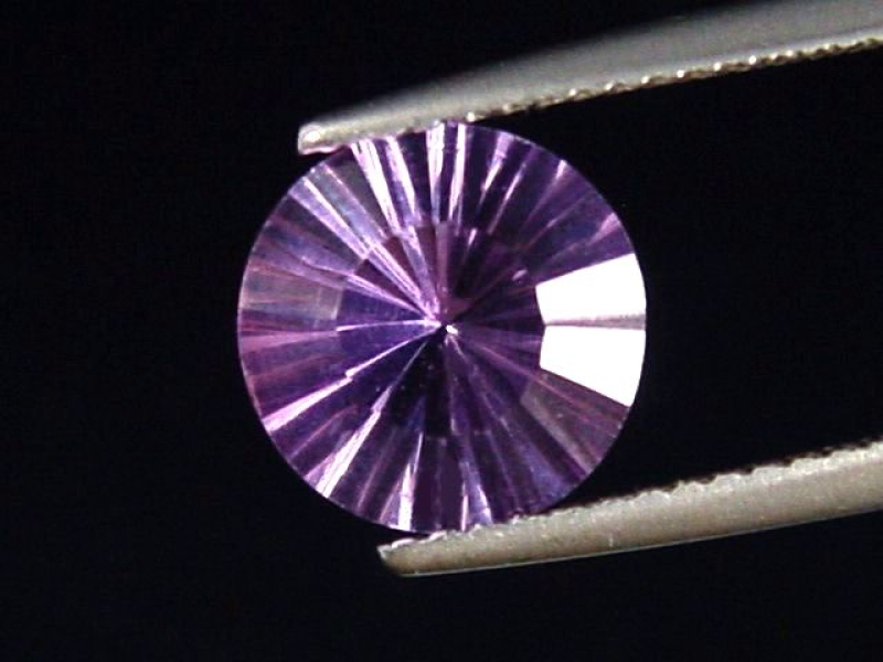 Amethyst 2,15 Ct. Rund Konkavschliff 9 mm Brasilien