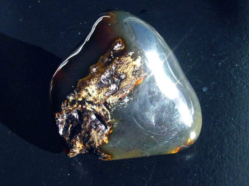 Blauer Bernstein 44,00 Gramm - 6,4 cm Sumatra, Indonesien