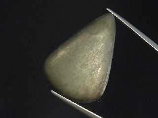 Pyrite 37,17 Ct. pear cabochon