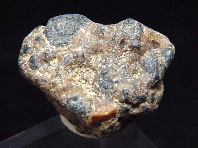 Benitoite covered with Crossite 13 mm - San Benito Co., USA