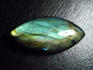 Labradorit 69,24 Ct. Navette Cabochon 47 x 22 mm Australien