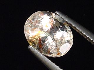 Quarz mit Hämatit 2,54 Ct. natürliche Konfetti Einschlüsse