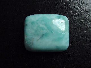 Larimar 22,80 Ct. rectangle cabochon - Dominic. Republic