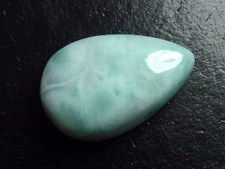 Larimar 22,52 Ct. Tropfen Cabochon - Dominik. Republik