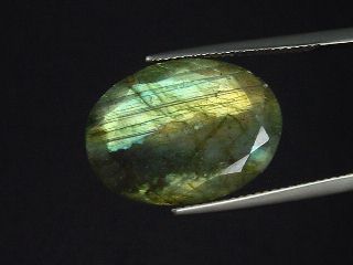 Faceted Labradorite 13,47 Ct. oval Australia