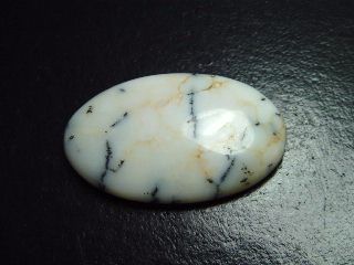 Dendritic Opal 32,53 Ct. oval cabochon India