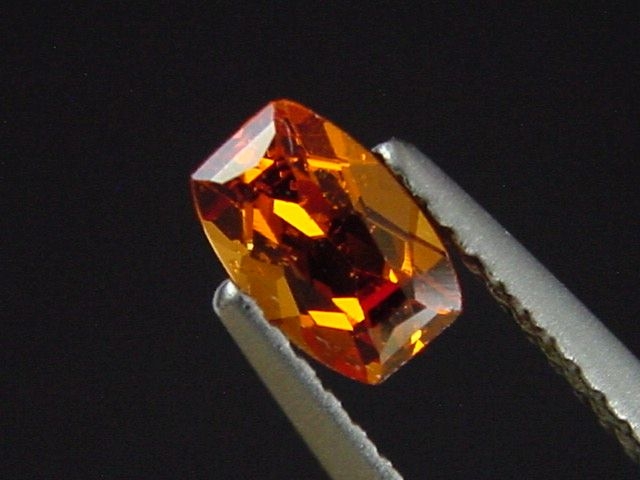 Hessonite Garnet 0,64 Ct. precision cut Tanzania