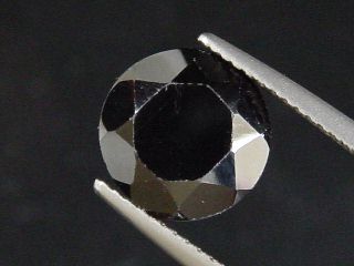 Schwarzer Spinell 5,96 Ct. rund Sri Lanka