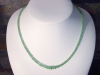 Tsavoritkette 72,20 Ct. feine grüne facettierte Tsavorit Granat Kette 48 - 51 cm