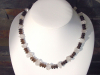 Smokey Quartz necklace with Quartz crystals 237,50 Ct.