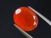 Carnelian 3,44 Ct. glowing orangered oval India