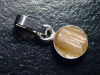 Phenakite crystal pendant 925 silver 14 mm - Piracicaba, Minas Gerais, Brazil
