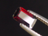 Rutile 0,79 Ct. rust red faceted - Minas Gerais, Brazil