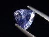 Tansanit 0,90 Ct. Trillion 6 x 6 mm - feines Blauviolett