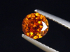 Spessartit Granat 1,01 Ct. leuchtend orange 5,5 mm Rund Tansania
