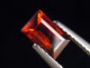 Hessonit Granat 0,88 Ct. Baguette 7 x 4 mm orangerot