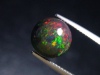 Schwarzer Opal 3,32 Ct. behandelt - 10,5 mm Rund Cabochon