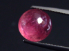 Rubellit / roter Turmalin 4,60 Ct. Rund Cabochon 10 mm Brasilien