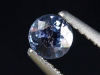 Saphir stahlblau 0,50 Ct. Naturfarbe Rund Tansania