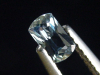 Saphir stahlblau 0,34 Ct. Naturfarbe Baguette Tansania