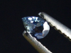 Benitoite 0,12 Ct. pear faceted - San Benito Co., California, USA