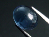 Fluorit 4,73 Ct. intensives Blaugrün Cabochon - Erongo, Namibia