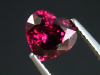 Rhodolit Granat 2,11 Ct. feines Rotviolett 8 x 7 mm Herz