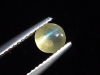 Chrysoberyl cat's eye 0,77 Ct. round cabochon Sri Lanka