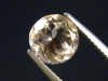 Topas 3,35 Ct. hellbraun Naturfarbe 8,5 mm Rund