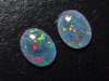Opal pair 10 x 8 mm oval cabochon triplet - Australia