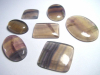 Fluorit Lot 186,10 Ct. Mix Cabochons B-Qualität