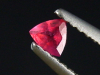 Pezzottaite 0,14 Ct. trillion faceted - rare Madagascar