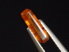 Kyanit / Disthen 0,70 Ct. orange Oktagon - Tansania