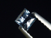 Saphir stahlblau 0,28 Ct. Naturfarbe Carree Tansania