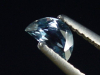 Sapphire blue 0,40 Ct. natural color half moon cut Tanzania
