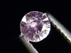 Sapphire pink 0,44 Ct. natural color round cut Tanzania