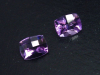 Amethyst pair 5,51 Ct. antique cut Brazil