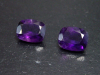 Amethyst pair 5,76 Ct. antique cut Brazil