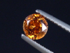 Spessartite Garnet 0,56 Ct. fine orange round Tanzania