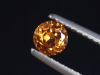 Spessartite Garnet 0,45 Ct. fine orange round Tanzania