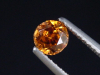 Spessartit Granat 0,52 Ct. leuchtend orange 4,5 mm Rund Tansania