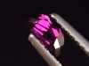 Ruby 0,41 Ct. natural color half moon cut Tanzania