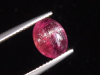 Rubellit Turmalin Katzenauge 1,55 Ct. Oval Cabochon Brasilien