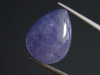 Tansanit 14,26 Ct. violett 18,5 x 14 mm Tropfen Cabochon
