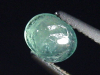 Grandidierit 0,77 Ct. selten Oval Cabochon Andrahomana, Madag. B-Qualität