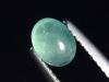 Grandidierit 0,71 Ct. selten Oval Cabochon Andrahomana, Madag.